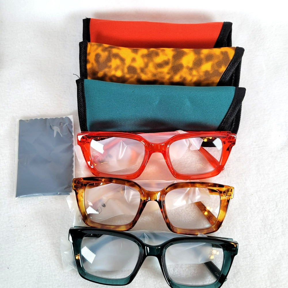 Hummingbird Womens Santa Fe Set Auto Tint Blue Light Sun Readers Glasses +2.50